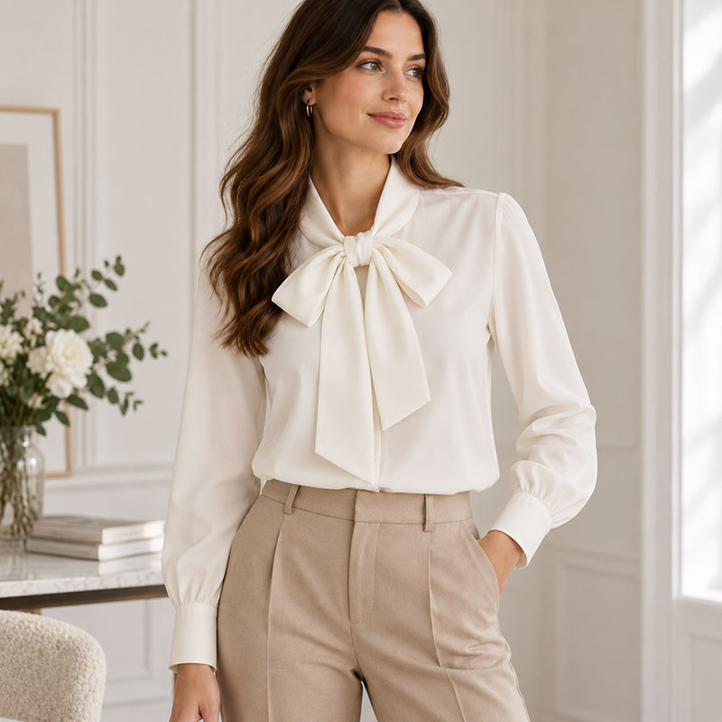 Aurora Blusa con Fiocco