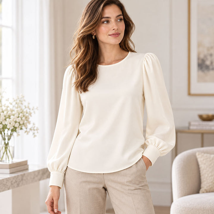 Cecilia Blusa con Maniche Morbide